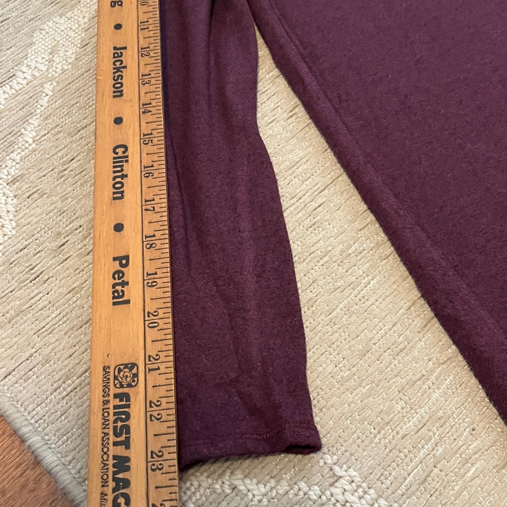 Lou & Grey Rich Burgundy Cowl Neck Dress - Picture 7 of 7